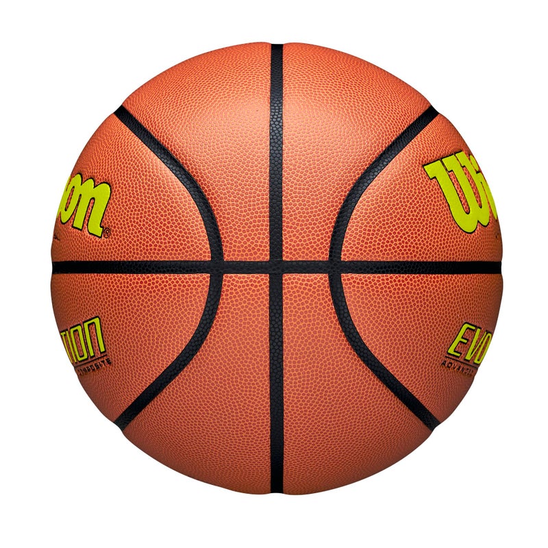 WILSON Evolution Game Basketball - Optic Yellow, Size 7 -29.5" - Image 3